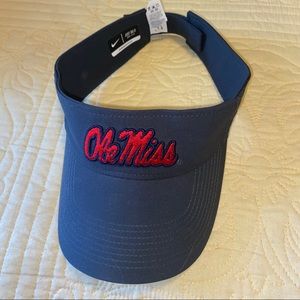 Ole Miss Nike dry-fit sun visor